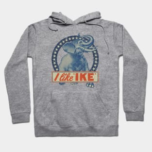 I Like Ike Elephant 1952 Hoodie